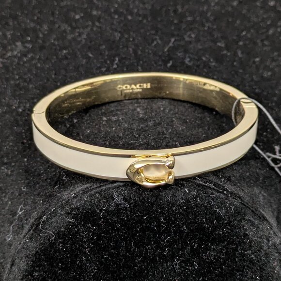 Coach Bracelet - Gold C (NWT) - Picture 1 of 7